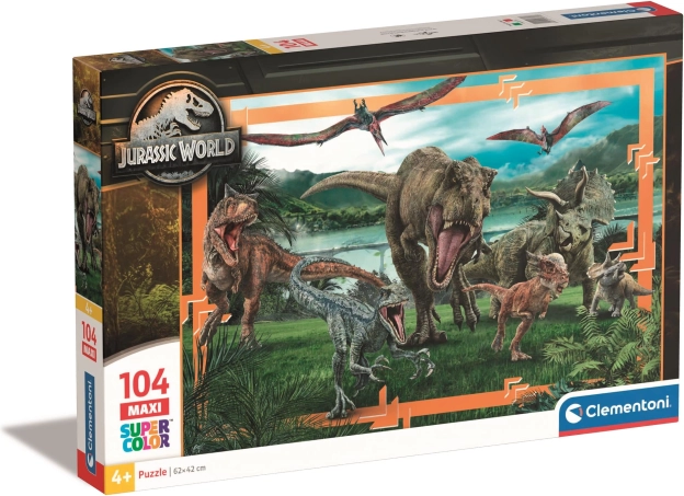 Maxi puzzle 104 piese Jurassic World