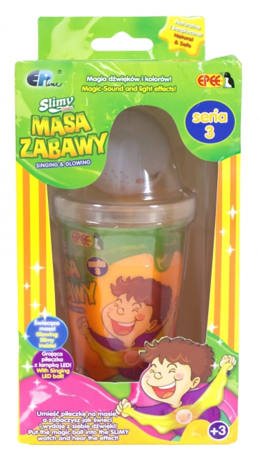 Slime cu bilă luminoasă