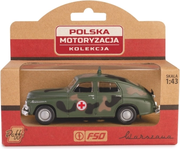 Vehicul PRL Warszawa M20 Ambulanță militară