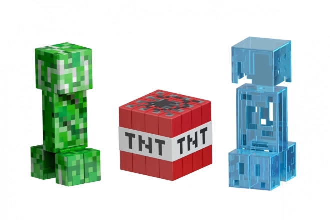 Figurină de colecție Minecraft Diamant Nivel - Creeper