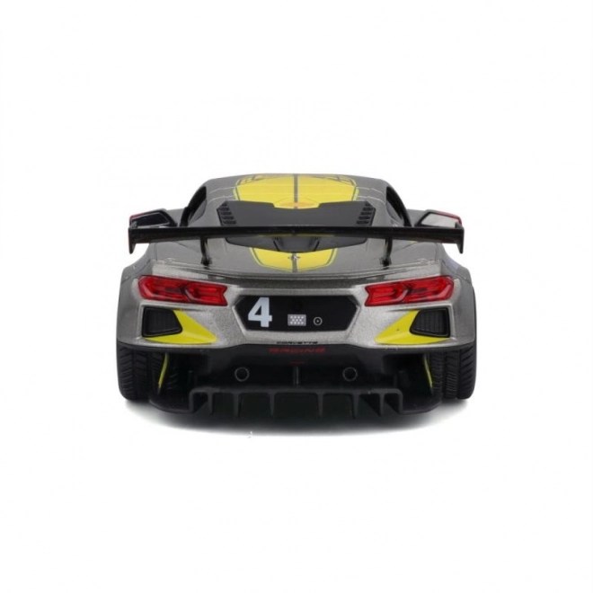 Model auto Chevrolet Corvette C8R Bburago 2020 galben