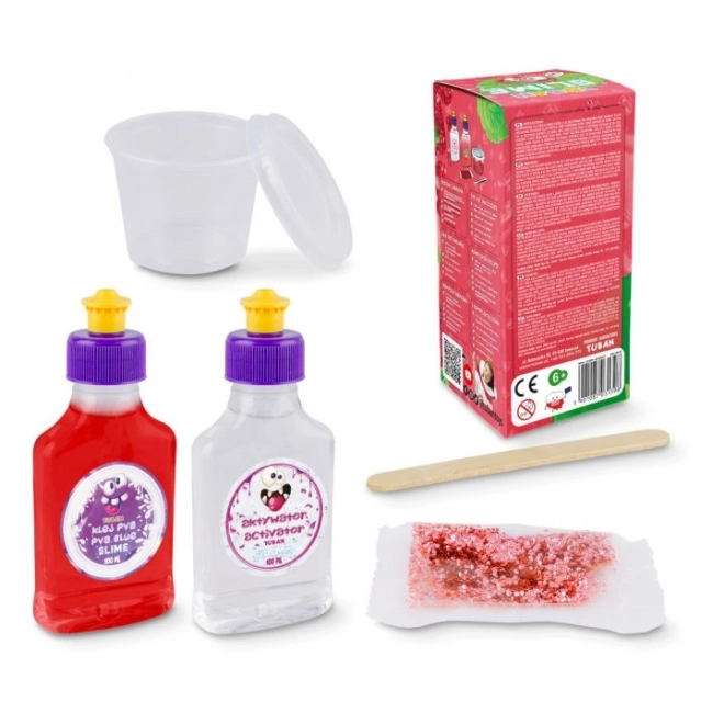 Set super slime cu aromă de căpșuni