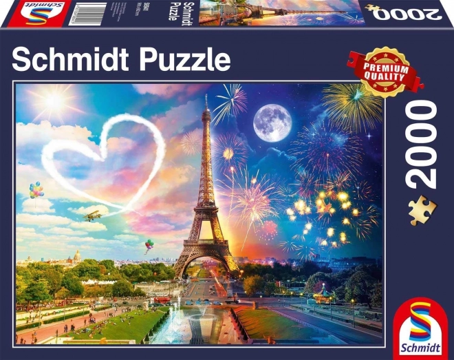 Puzzle Schmidt Paris Ziua și Noaptea 2000 Piese