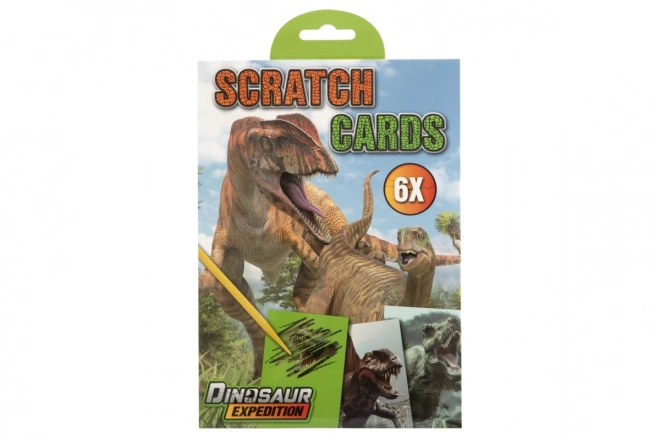 Set imagini răzuibile Dinozauri