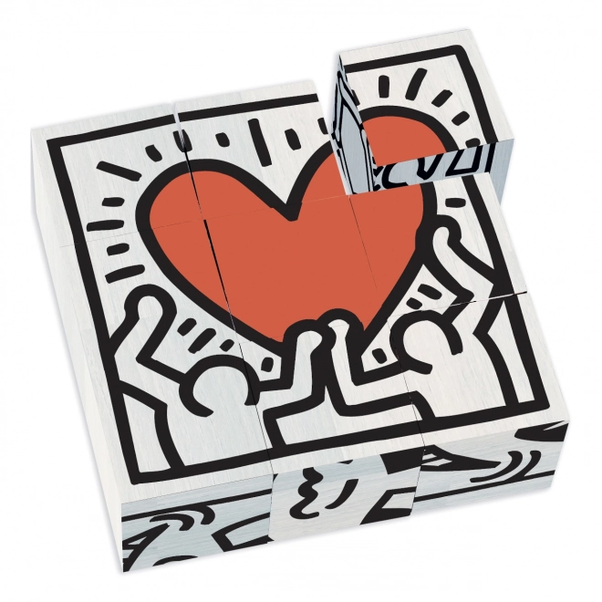 Set cuburi ilustrate Keith Haring