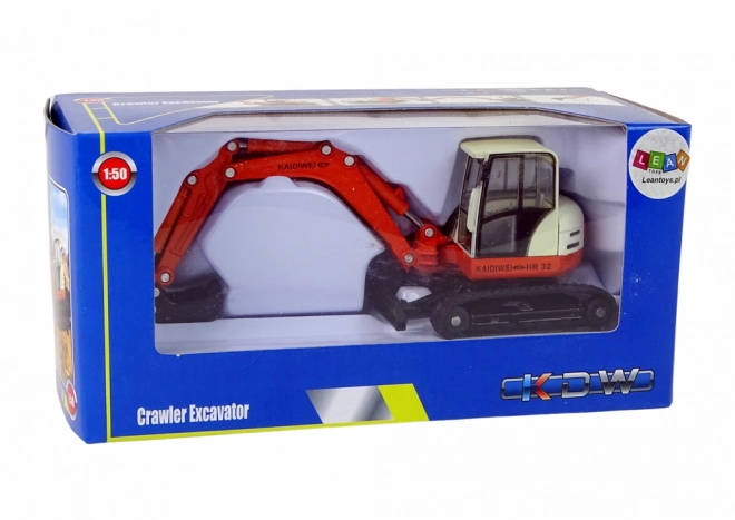 Excavator metalic cu braț mobil la scară 1:50