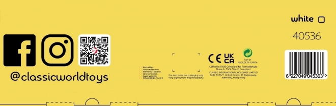 Pianină de lemn pentru copii Classic World cu carte de învățare