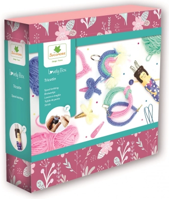 Set creativ cu păpușă de tricotat Lovely Box