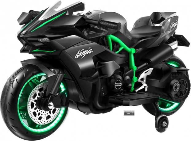 Motor cu acumulator negru pentru copii CHUANQIH2R