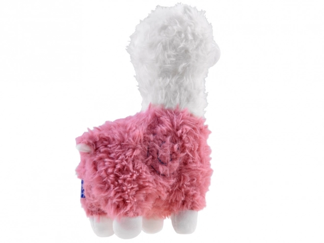 Alpaca pufoasă jucărie de pluș lama – Roz