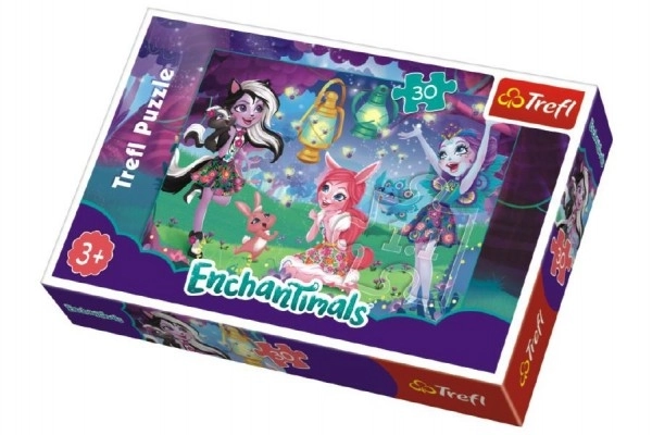 Puzzle Enchantimals: Lumea Magică 30 de Piese