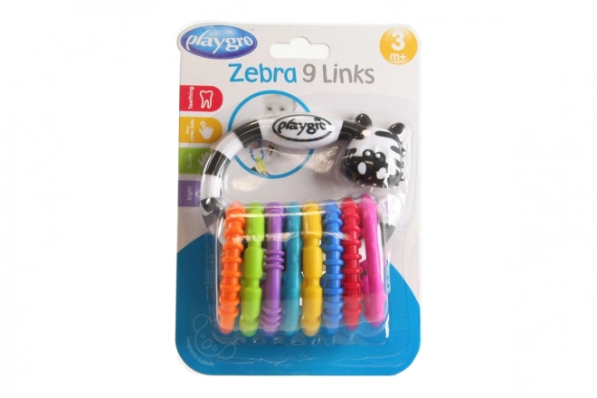 Zebra cu inele Playgro