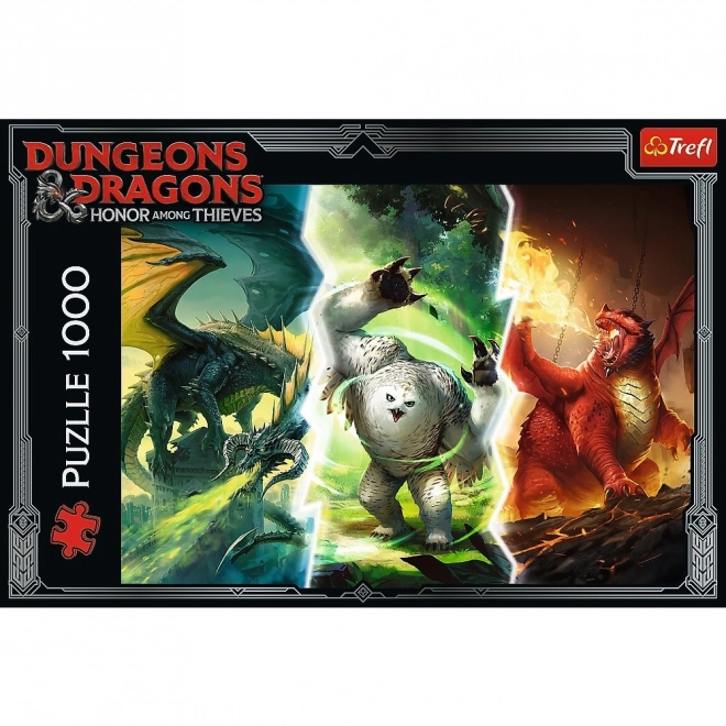 Puzzle Dungeons & Dragons: Monștri Legendari Faerun 1000 Piese