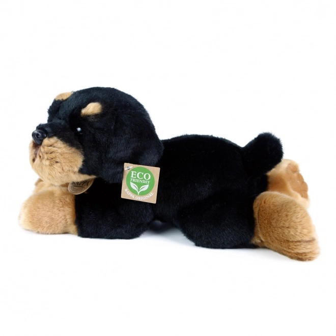 Câine de pluș Rottweiler eco-friendly 30 cm