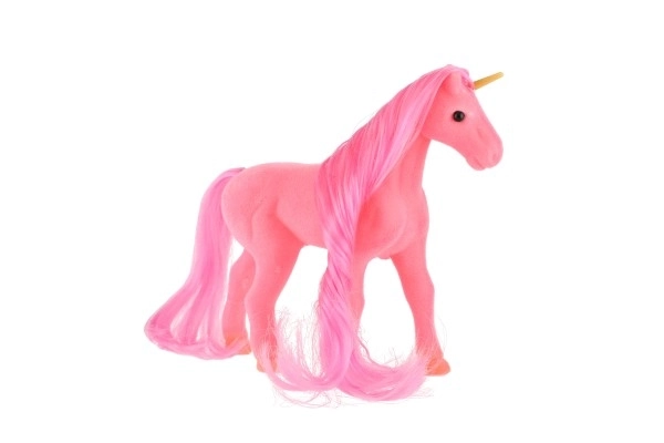 Unicorn de pluș cu pieptene 14cm