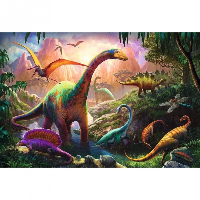 Puzzle 100 piese - Lumea Dinozaurilor