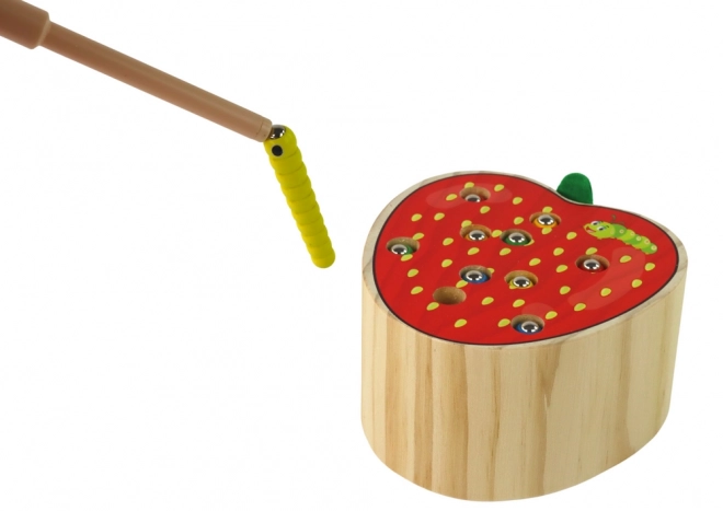 Joc din lemn pentru copii prinde gândăcelul