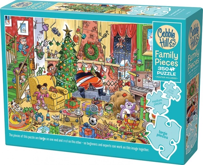 Puzzle de familie Chytání Santy 350 piese