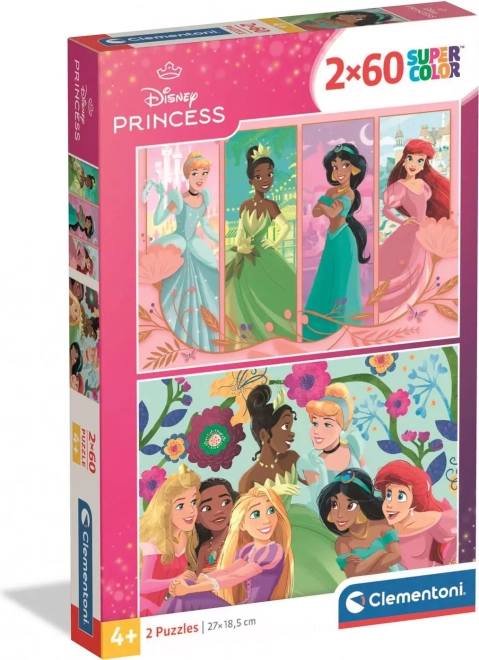 Puzzle Clementoni prințese Disney 2x60 de piese