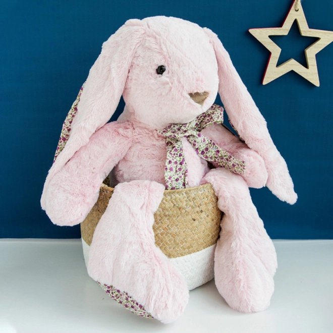 Doudou Iepuraș Roz din Pluș 50 cm