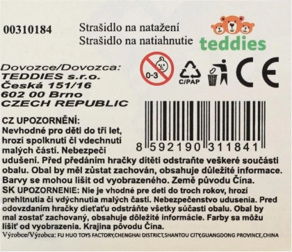 Dinți săltăreți cu mecanism de înfășurare 5 cm, diverse culori
