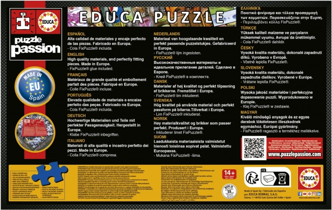 Puzzle Educa Dinosauri Furioși 1000 Piese