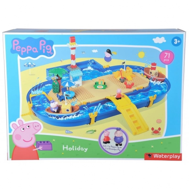 Big set de joacă cu apă Peppa Pig vacanță