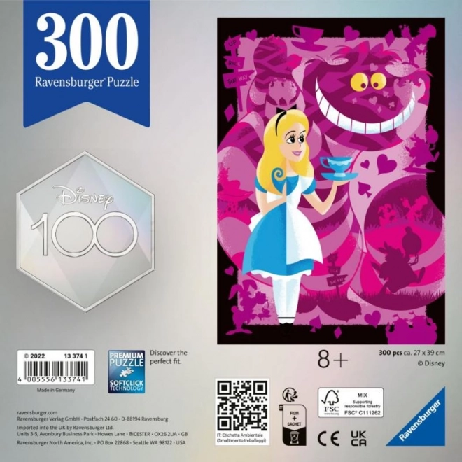 Puzzle Disney Alenka în Țara Minunilor 300 de piese