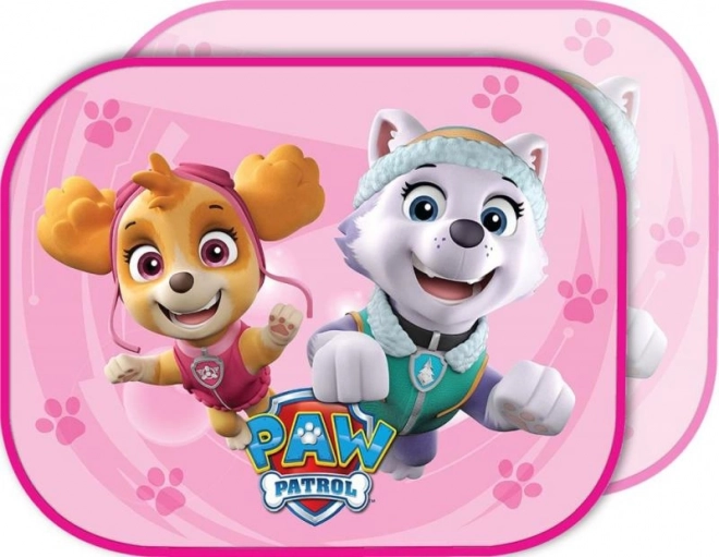 Parasol auto copii Paw Patrol fete 44x35 cm