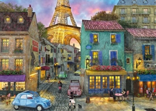 Puzzle Străzile Parisului 1000 de piese