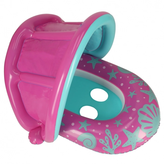 BESTWAY 34091 Barcă gonflabilă pentru copii cu scaun și copertină roz 1-2 ani 18 kg