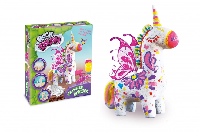 Set creativ Unicorn cu pastă modelatoare