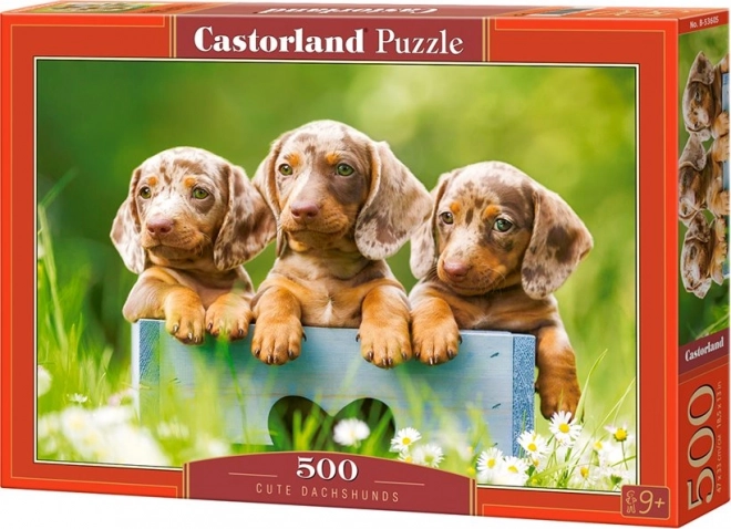 Puzzle cu teckeli adorabili 500 piese