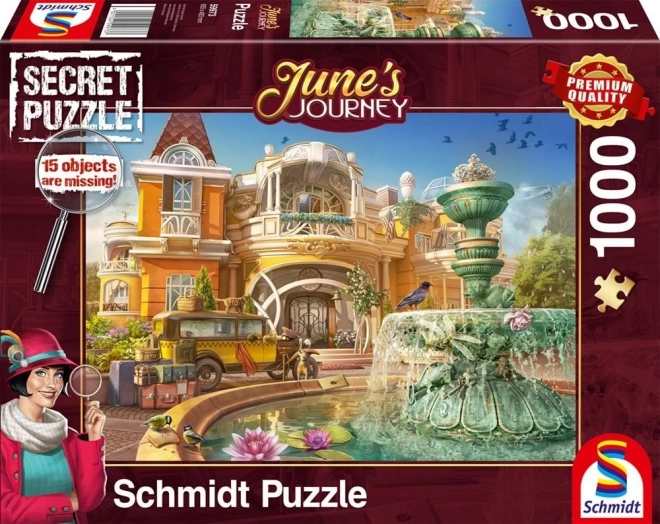 Puzzle secret SCHMIDT Jun's Journey: Orhideea estate 1000 piese