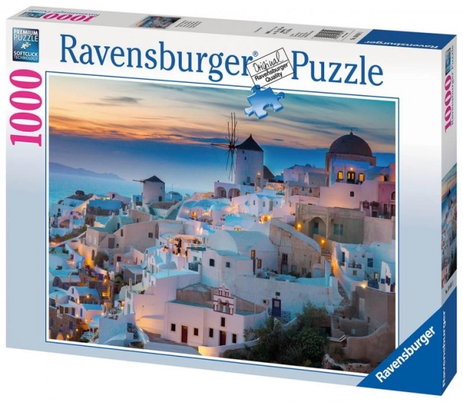 Puzzle Seara în Santorini 1000 buc Ravensburger