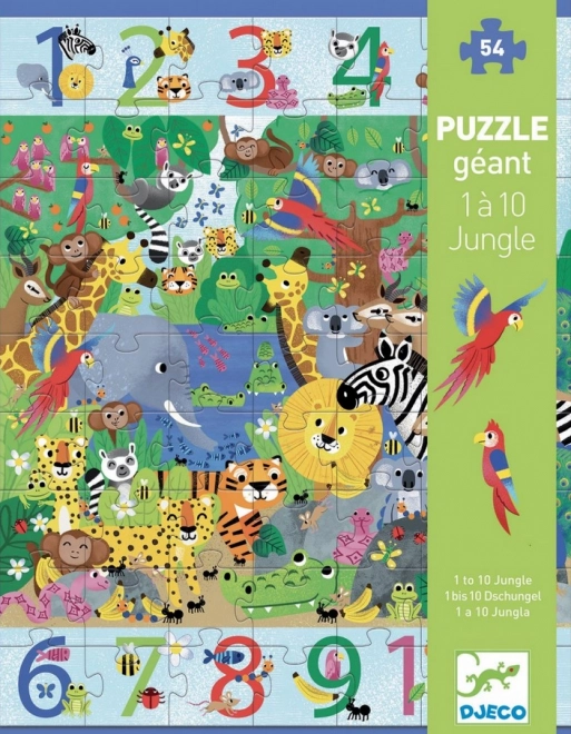 DJECO Puzzle Junglă 54 piese