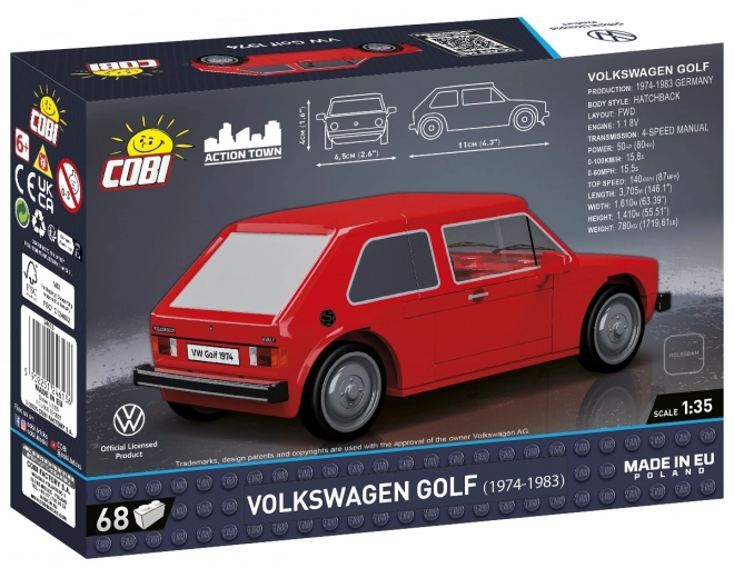 Set de construcție Volkswagen Golf 1974-1983