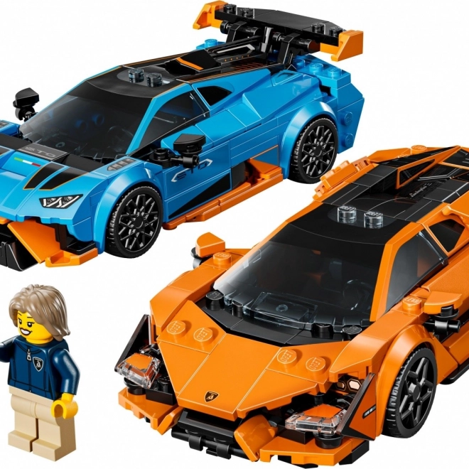 LEGO Speed Champions Lamborghini Revuelto și Huracán STO