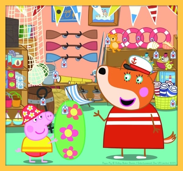 Puzzle Prasátul Peppa 10 în 1