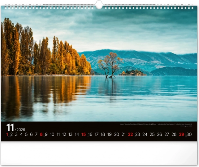 Calendar de perete Peisaje 2026