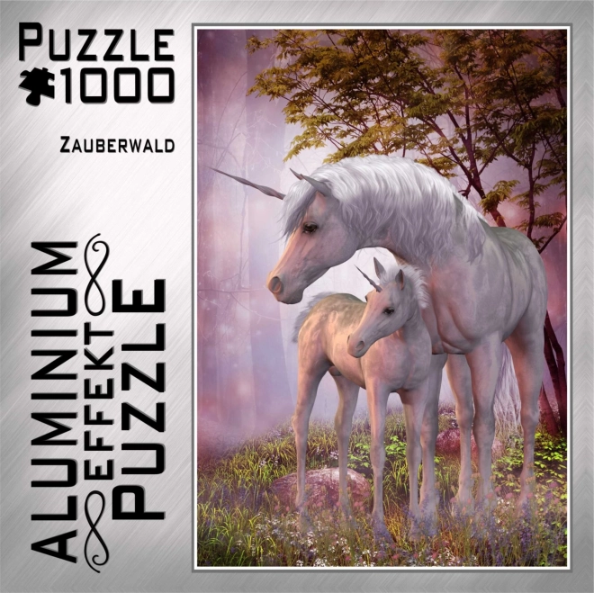 Puzzle metalic pădurea fermecată 1000 piese