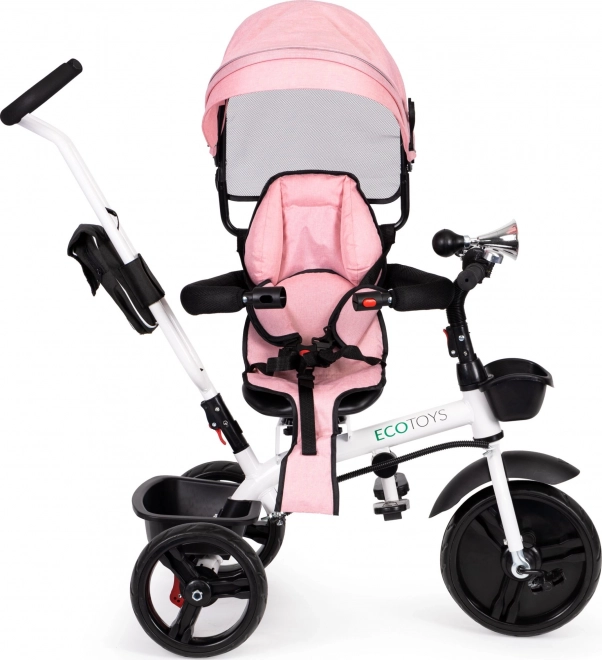 Tricicletă copii cu scaun rotativ 360°