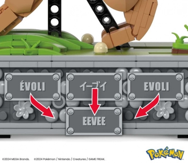 Set construcție MEGA Pokemon Evoli