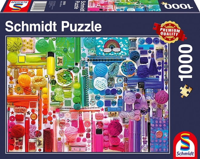 Puzzle ȘCHMIDT Culorile curcubeului 1000 piese