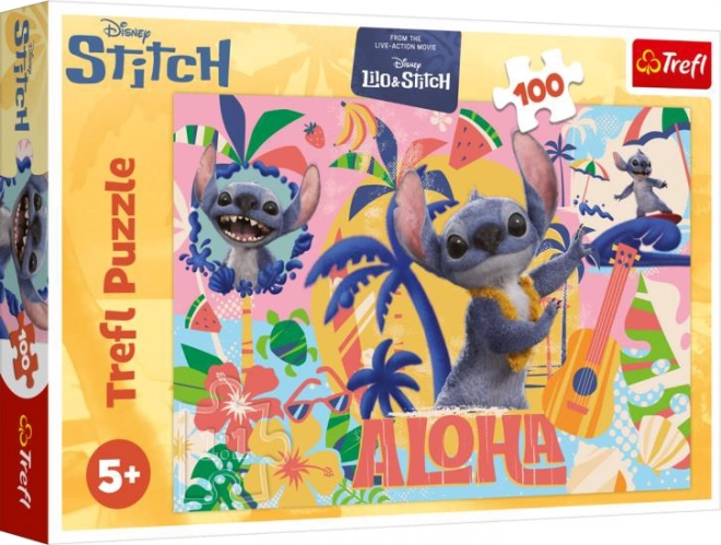 Puzzle Stitch și prietenii în acțiune 100 piese