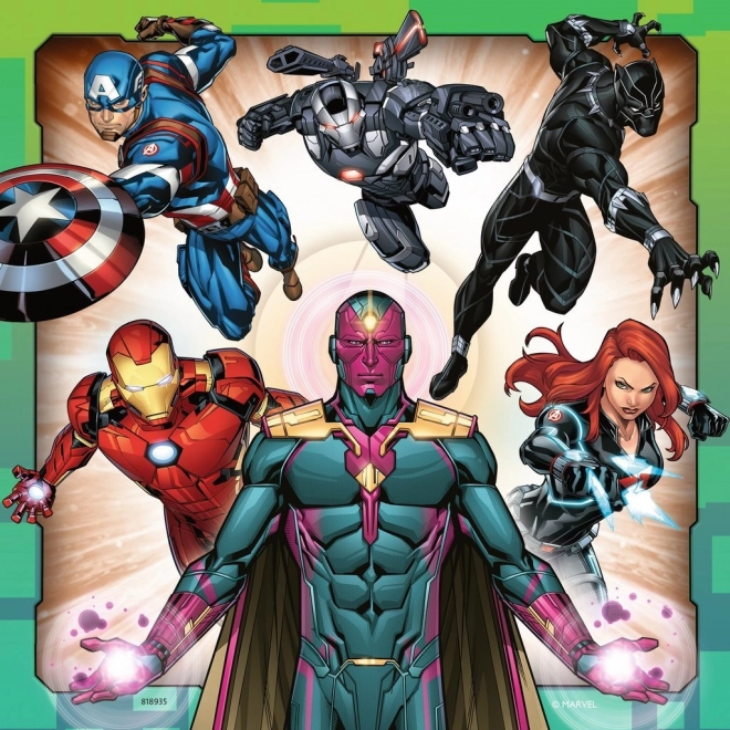 Puzzle Marvel Avengers 3x49 piese de la Ravensburger