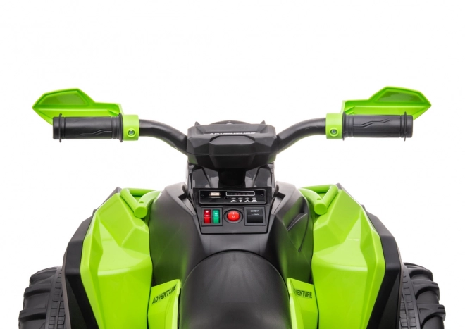 Quad cu baterie verde