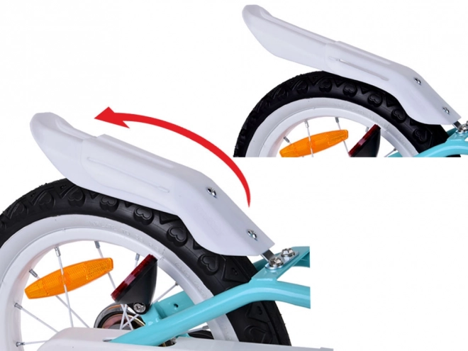 Bicicletă pentru copii RoyalBaby Little Swan 18" – Turcoaz