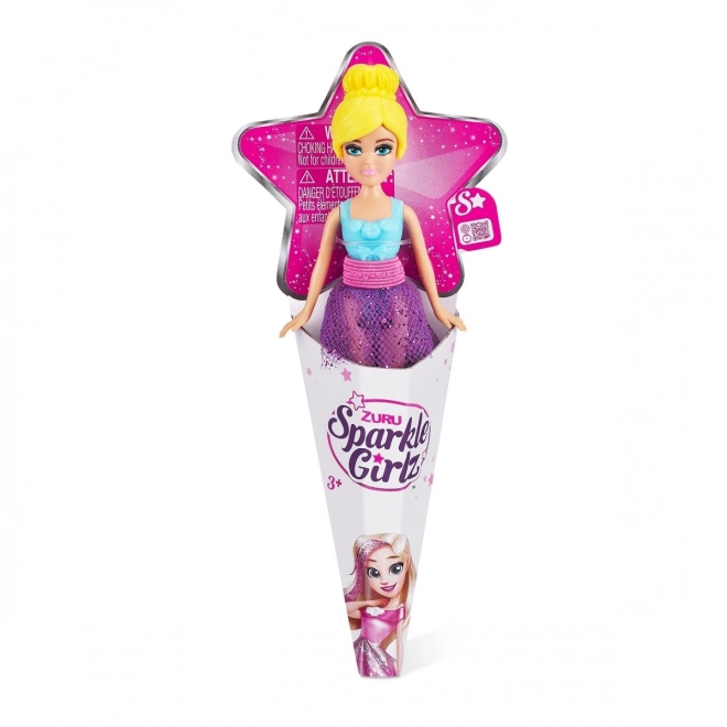 Păpușă Mini Sparkle Girlz 10 cm în set cartonat 24 bucăți