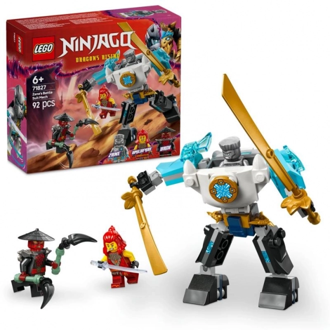 Lego ninjago robot cu armură de luptă Zane